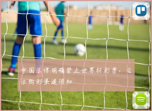 中国法律明确禁止世界杯彩票,合法购彩渠道须知